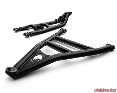 SuperATV Black 64" Wide Atlas Pro A-Arms w/out Ball Joints Can-Am Maverick X3 2017+ - AA-CA-X3-HC-001-02