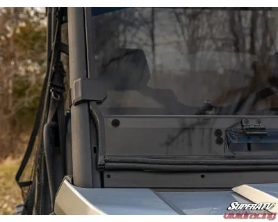SuperATV Scratch Resistant Vented Full Windshield Can-Am Defender - WS-CA-DEF-V-001-73