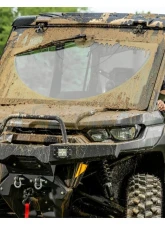 SuperATV MaxDrive Power Flip Glass Windshield w/ Washer  &  Wiper kit Can-Am Defender 2016+                                     - FGWS-CA-DEF-W-01 - Image 11
