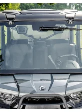 SuperATV MaxDrive Power Flip Glass Windshield w/ Washer  &  Wiper kit Can-Am Defender 2016+                                     - FGWS-CA-DEF-W-01 - Image 3