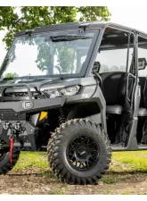 SuperATV MaxDrive Power Flip Glass Windshield w/ Washer  &  Wiper kit Can-Am Defender 2016+                                     - FGWS-CA-DEF-W-01 - Image 8