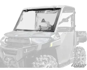 SuperATV MaxDrive Power  Flip Glass Windshield Polaris Ranger XP 1000 2015-2021+