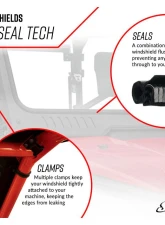 SuperATV Glass Windshield Polaris RZR PRO XP 2020-2024                                     - GWS-P-PROXP-S-01 - Image 6