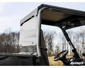 SuperATV Rear Glass Windshield w/ SuperATV Roof Can-Am Defender 2016-2025