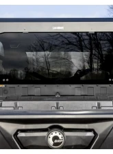 SuperATV Rear Glass Windshield w/ OEM Roof Can-Am Defender 2016-2025                                     - RGW-CA-DEF - Image 6