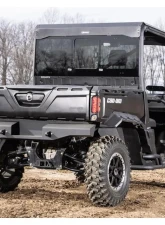 SuperATV Glass Sliding Rear Windshield w/ Super ATV Roof Can-Am Defender 2016-2025                                     - RGWS-CA-DEF-001 - Image 2