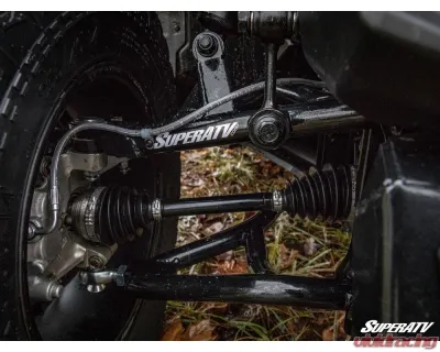 SuperATV 1.5" FO High Clearance A-Arms w/ Keller Ball Joints Can-Am Maverick Trail 2018+ - AA-CA-T-1.5-HC-BK-02