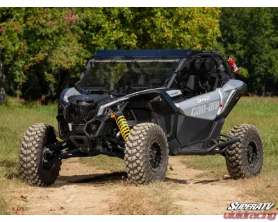 SuperATV Black High Clearance A-Arms w/ Keller Ball Joints Can-Am Maverick X3 2017+ - AA-CA-X3-002-TU-BK-02