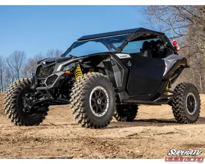 SuperATV 2" FO Atlas Pro A-Arms w/ HD Ball Joints Can-Am Maverick X3 64" Models 2017+ - AA-CA-X364-001-BH-02