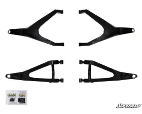 SuperATV High Clearance Boxed Front A-Arms w/ Keller Ball Joints Can-Am Maverick X3 Turbo 2017+