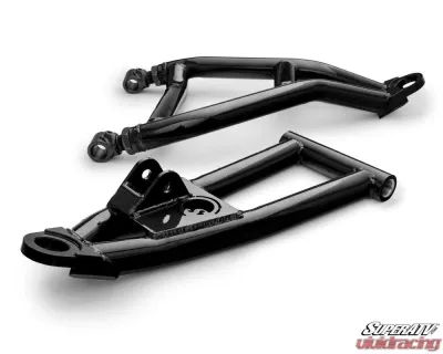 SuperATV Black 1.5" FO Atlas Pro A-Arms w/ Keller Ball Joints Honda Pioneer 1000 2016-2021 - AA-H-PIO1K-OHC-BK-02
