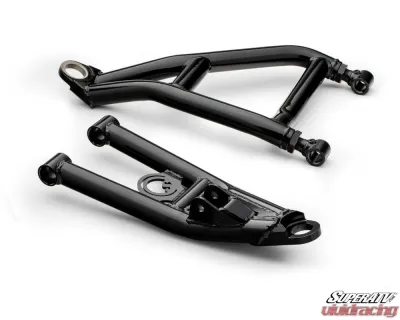 SuperATV 1.5" FO Atlas Pro A-Arms w/ Keller Ball Joints Honda Pioneer 1000 2022+ - AA-H-PIO1KOHC-002-BK-02