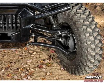 SuperATV 1.5" FO Atlas Pro A-Arms w/ Keller Ball Joints Honda Pioneer 1000 2022+ - AA-H-PIO1KOHC-002-BK-02