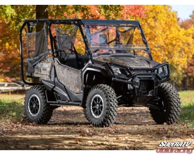 SuperATV 1.5" FO Atlas Pro A-Arms w/ Keller Ball Joints Honda Pioneer 1000 2022+ - AA-H-PIO1KOHC-002-BK-02