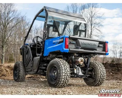 SuperATV 1.5" Rear Offset High Clearance A-Arms Honda Pioneer 520 2021+ - AA-H-PIO520-R-HC-02