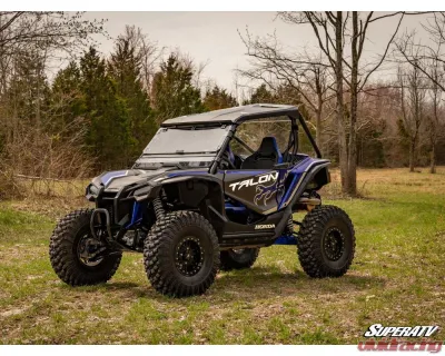 SuperATV 1.5" FO High Clearance A-Arms w/ Keller Ball Joints Honda Talon 1000X | 1000X-4 2019+ - AA-H-TALX-1.5-HC-BK-02