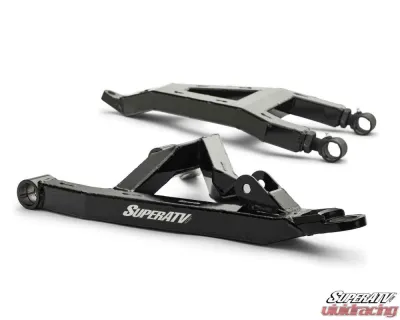 SuperATV Black 1.5" FO Boxed A-Arms Honda Talon 1000X 2019+ - AA-H-TALX-1.5-WC-02