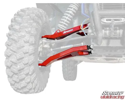 SuperATV Red 1.5" FO Boxed A-Arms Honda Talon 1000X 2019+ - AA-H-TALX-1.5-WC-39