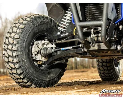 SuperATV Black 1.5" FO Boxed A-Arms w/ HD Ball Joints Honda Talon 1000X 2019+ - AA-H-TALX-1.5-WC-BH-02