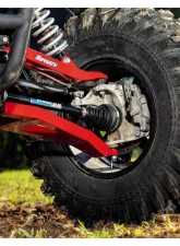 SuperATV Red 1.5" FO Boxed A-Arms w/ Keller Ball Joints Honda Talon 1000X 2019+                                     - AA-H-TALX-1.5-WC-BK-39 - Image 5