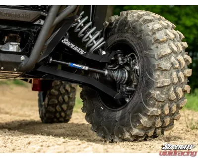 SuperATV Black 1.5" FO Boxed A-Arms Kawasaki Teryx KRX 1000 2020+ - AA-K-KRX-1.5-WC-02