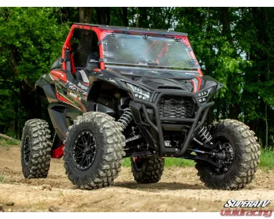 SuperATV Black 1.5" FO Boxed A-Arms Kawasaki Teryx KRX 1000 2020+ - AA-K-KRX-1.5-WC-02