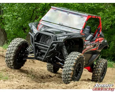 SuperATV Black 1.5" FO Boxed A-Arms Kawasaki Teryx KRX 1000 2020+ - AA-K-KRX-1.5-WC-02