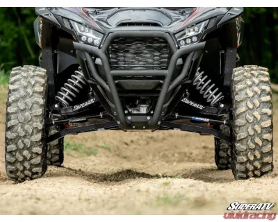 SuperATV Black 1.5" FO Boxed A-Arms Kawasaki Teryx KRX 1000 2020+ - AA-K-KRX-1.5-WC-02