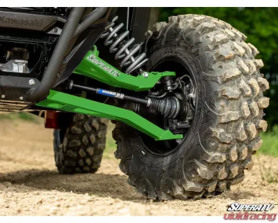 SuperATV Green 1.5" FO Boxed A-Arms Kawasaki Teryx KRX 1000 2020+ - AA-K-KRX-1.5-WC-12
