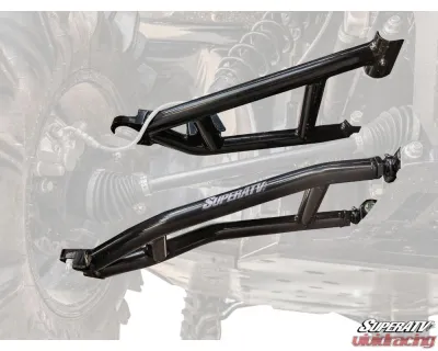 SuperATV 1.5" FO High Clearance A-Arms w/ HD Ball Joints Kawasaki Mule Pro 2015-2023 - AA-K-MULE-OHC-BH-02