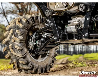 SuperATV 1" Rear Offset High Clearance A-Arms Kawasaki Mule Pro 1000 2024+ - AA-K-MULEFXT-ROHC-02