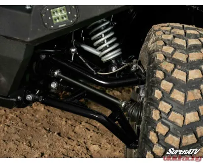 SuperATV Black 1.5" FO Atlas Pro A-Arms Kawasaki Teryx S 2021+ - AA-K-TRX4S-OHC-02