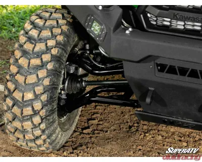 SuperATV Black 1.5" FO Atlas Pro A-Arms Kawasaki Teryx S 2021+ - AA-K-TRX4S-OHC-02