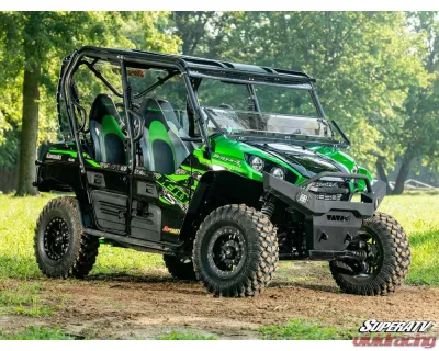 SuperATV Black 1.5" FO Atlas Pro A-Arms Kawasaki Teryx S 2021+ - AA-K-TRX4S-OHC-02