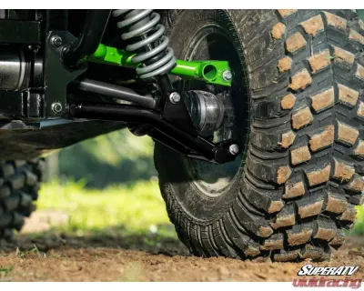 SuperATV Black Rear Atlas Pro A-Arms Kawasaki Teryx S 2021+ - AA-K-TRX4S-R-HC-02