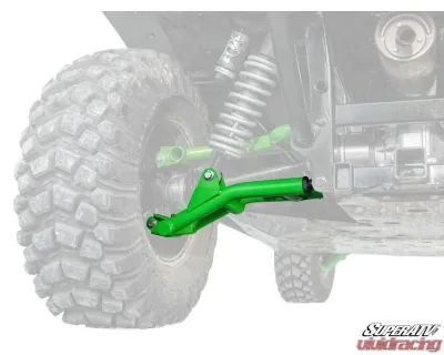SuperATV Green Rear Atlas Pro A-Arms Kawasaki Teryx S 2021+ - AA-K-TRX4S-R-HC-12