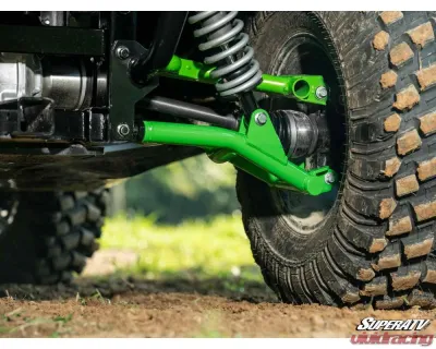 SuperATV Green Rear Atlas Pro A-Arms Kawasaki Teryx S 2021+ - AA-K-TRX4S-R-HC-12