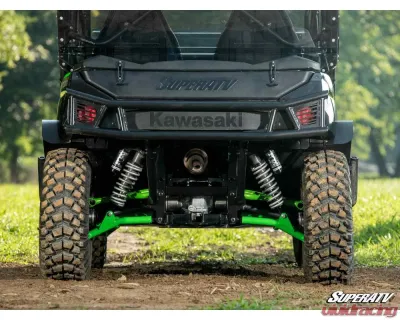 SuperATV Green Rear Atlas Pro A-Arms Kawasaki Teryx S 2021+ - AA-K-TRX4S-R-HC-12