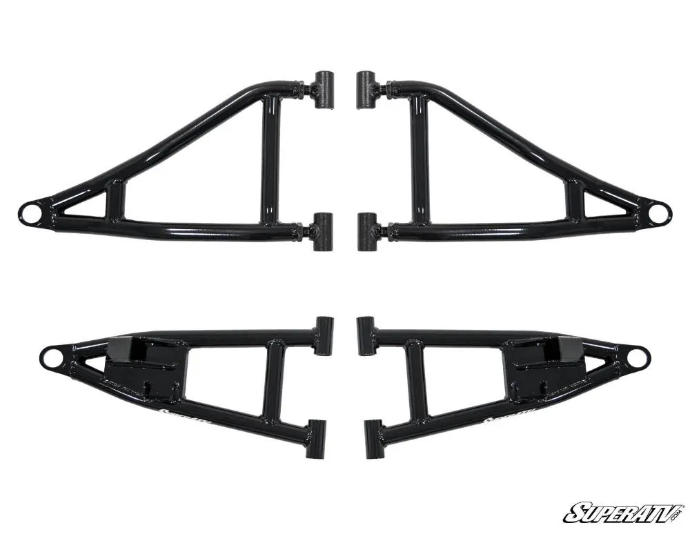 SuperATV 1.5" FO High Clearance A-Arms w/ Super Duty Ball Joints Polaris Ranger XP 1000 2018-2020 - AA-P-RAN1K-1.5-HC-BSD-02