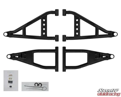 SuperATV 1.5" FO High Clearance A-Arms w/ HD Ball Joints Polaris Ranger XP 1000 2017-2018 - AA-P-RAN900-1.5-HC-BH-02