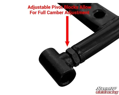 SuperATV 1.5" FO High Clearance A-Arms w/ HD Ball Joints Polaris Ranger XP 1000 2017-2018 - AA-P-RAN900-1.5-HC-BH-02