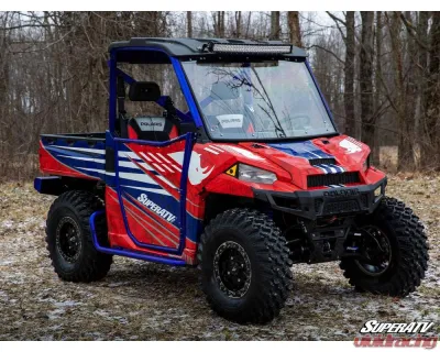 SuperATV 2" FO High Clearance A-Arms w/ SD Ball Joints Polaris Ranger XP 900 High Lifter Edition 2016 - AA-P-RAN900H-HC-BS-02