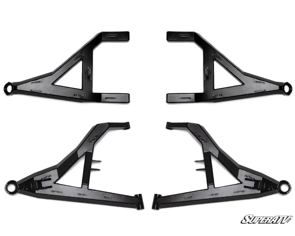 SuperATV Black 1.5" FO Sidewinder A-arms Polaris RZR XP 1000 2014-2018 - AA-P-RZR1K-1.5-WC-02