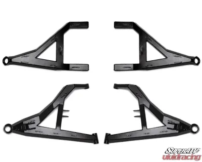 SuperATV Black 1.5" FO Sidewinder A-arms Polaris RZR XP 1000 2014-2018 - AA-P-RZR1K-1.5-WC-02
