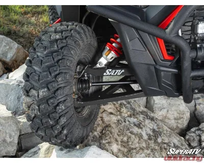 SuperATV Black 1.5" FO Sidewinder A-Arms w/ HD Ball Joints Polaris RZR XP 1000 2014-2018 - AA-P-RZR1K-1.5-WC-BH-02