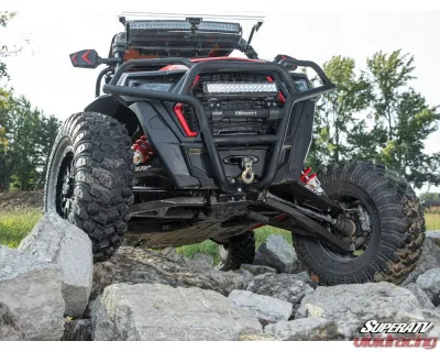 SuperATV Black 1.5" FO Sidewinder A-Arms w/ HD Ball Joints Polaris RZR XP 1000 2014-2018 - AA-P-RZR1K-1.5-WC-BH-02