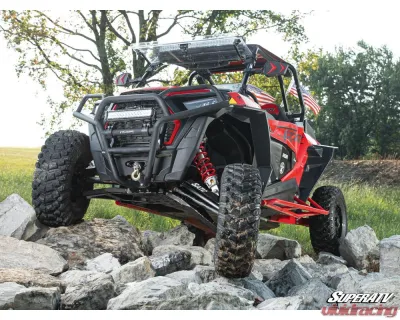 SuperATV Black 1.5" FO Sidewinder A-Arms w/ HD Ball Joints Polaris RZR XP 1000 2014-2018 - AA-P-RZR1K-1.5-WC-BH-02