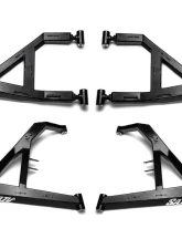 SuperATV Black 1.5" FO Sidewinder A-Arms w/ Super Duty Ball Joints Polaris RZR XP Turbo 2017-2021                                     - AA-P-RZRT-1.5-WC-BSD-02 - Image 8