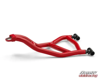 SuperATV Red 2" FO High Clearance A-Arms w/ Keller Ball Joints Polaris RZR XP 1000 2014-2023 - AA-P-RZRT-OHC-BK-03