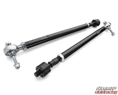 SuperATV Red 2" FO High Clearance A-Arms w/ Keller Ball Joints Polaris RZR XP 1000 2014-2023 - AA-P-RZRT-OHC-BK-03